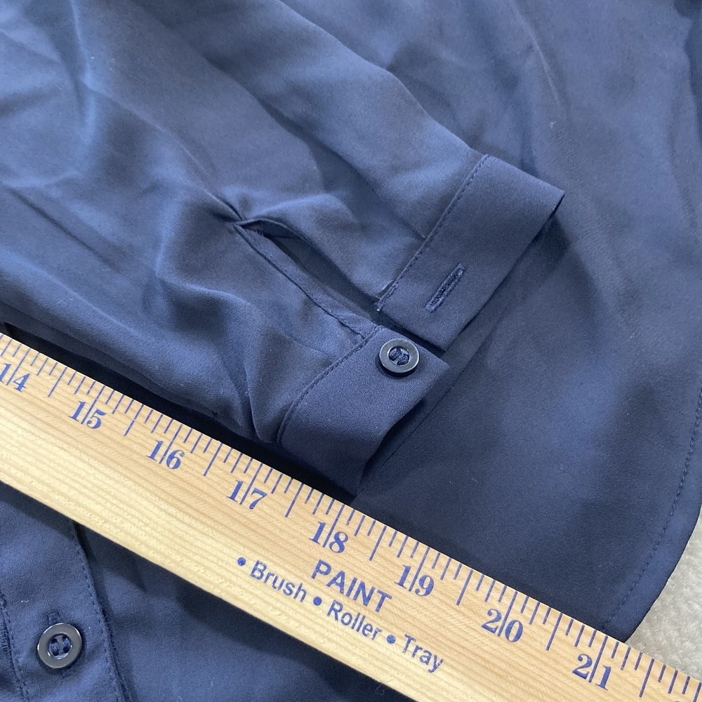 Christopher Banks Button Front Shirt Womens Stretch Long Sleeve Work Top - Picture 8 of 8